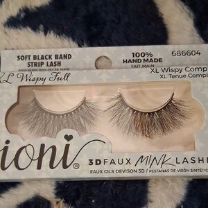 3D Faux Mink Wispy Full Strip Lashes - Soft Black by Ioni